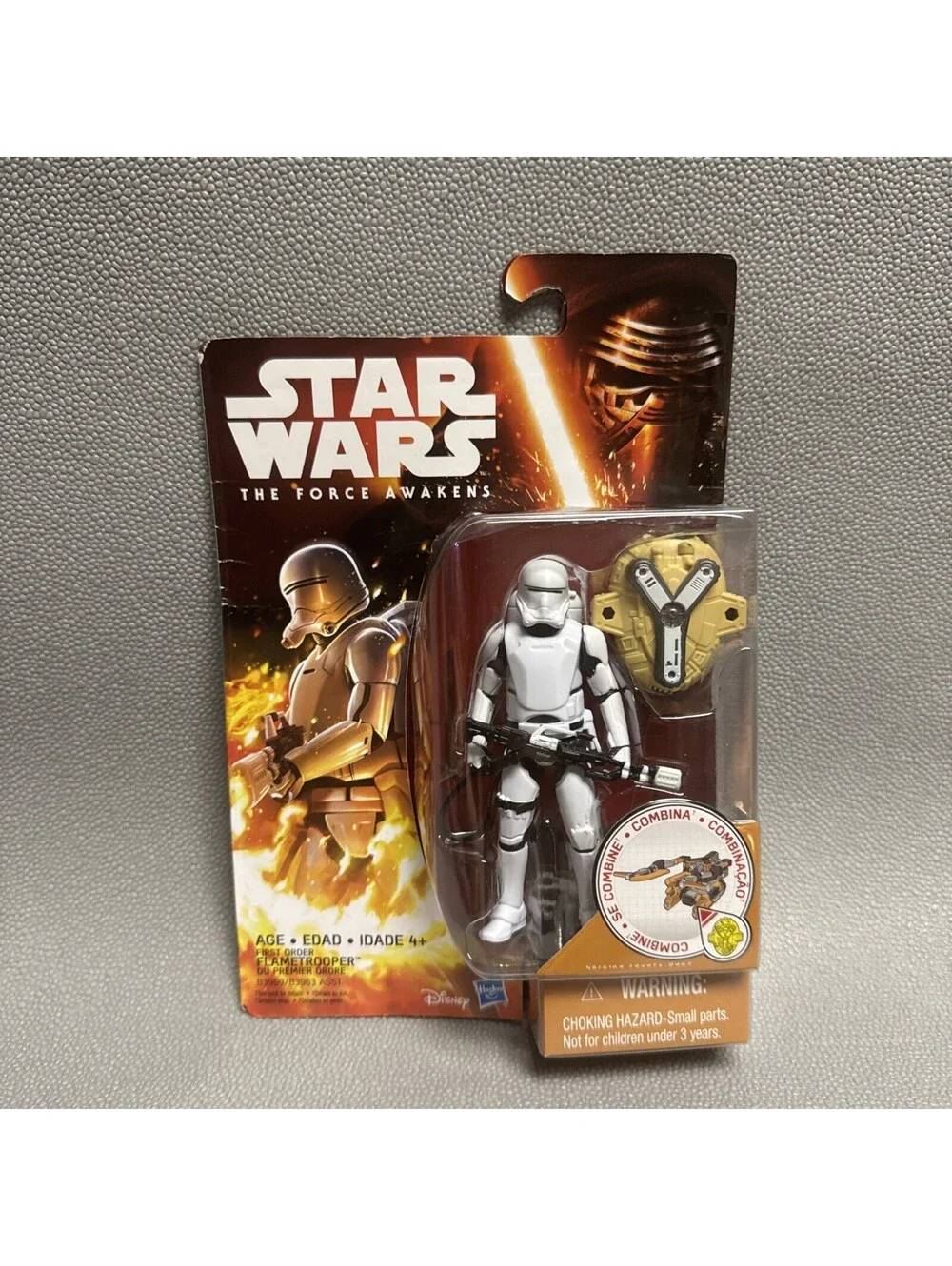 Star Wars The Force Awakens First Order Flametrooper Poe Dameron Action Figure